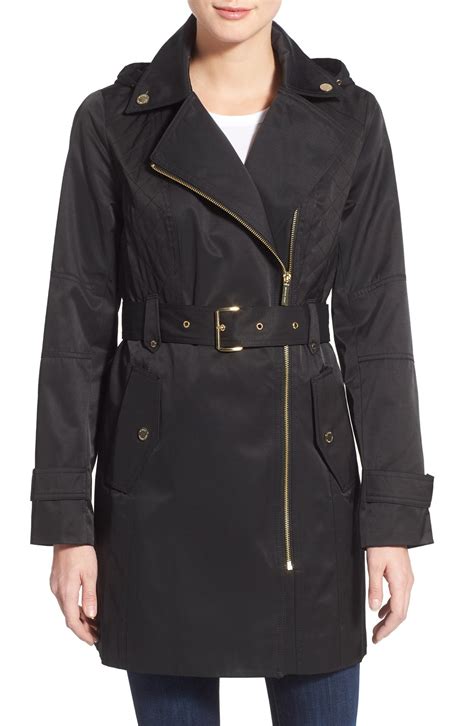 michael michael kors hooded trench coat|michael kors trench coat men.